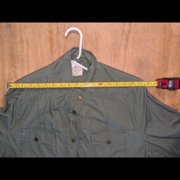 Women's St. John's Bay Utility jacket - olive green, XL - Picture 5 of 5